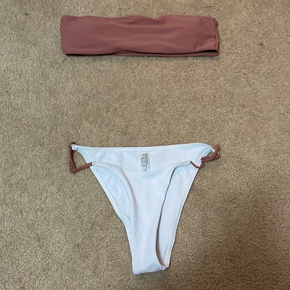 Pink & White Bikini